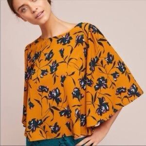 Anthropologie Isla Maude Floral Blouse